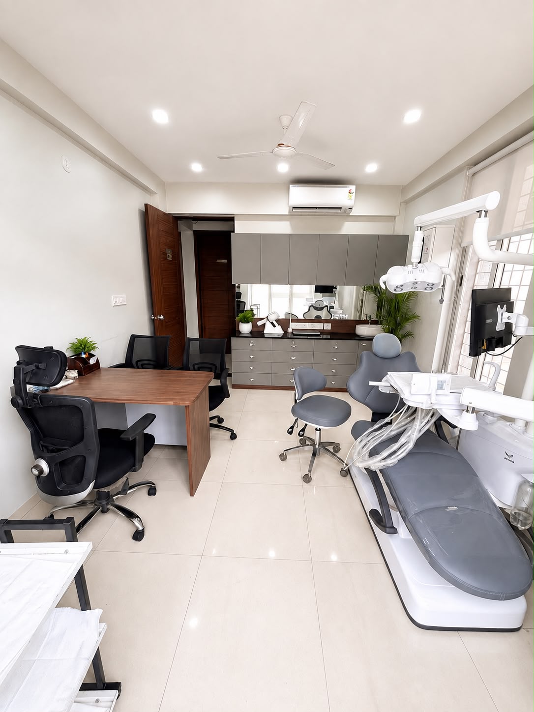 Medical consultation room at Health Spectrum medical coworking space in Pune